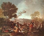 Francisco de Goya Picnic on the Banks of the Manzanares Germany oil painting reproduction